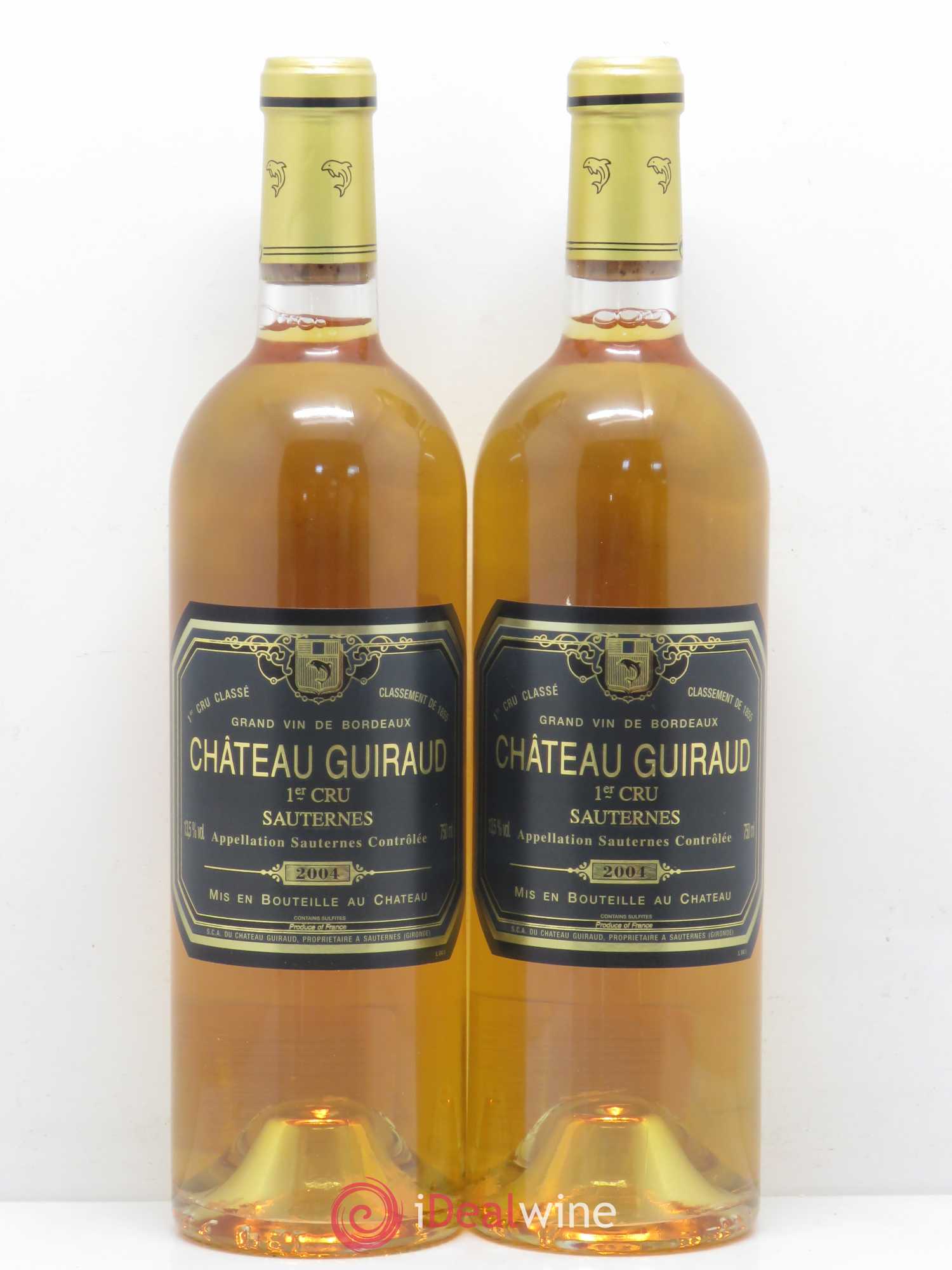 Château Guiraud 1er Grand Cru Classé 2004 - Lotto di 2 bottiglie - 0