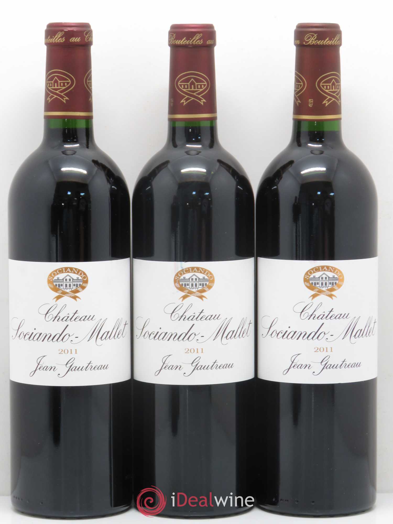 Château Sociando Mallet 2011 - Lot de 5 bouteilles - 1