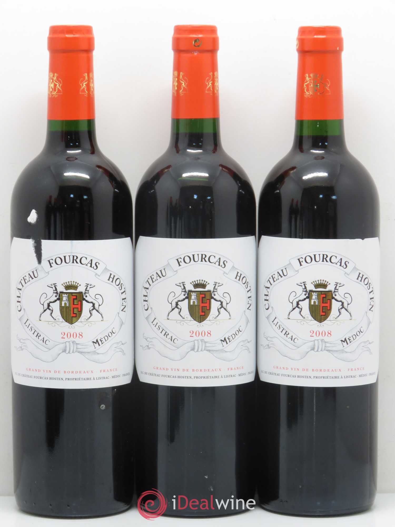 Château Fourcas Hosten Cru Bourgeois 2008 - Lot de 6 bouteilles - 1