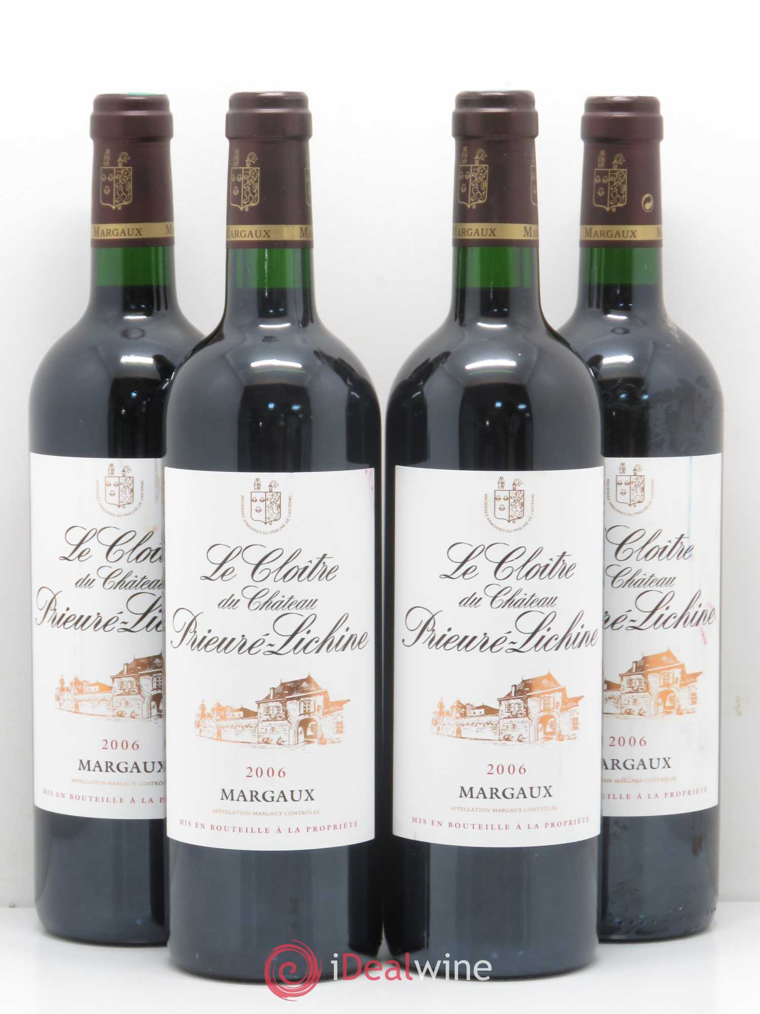 Cloître de Prieuré Lichine 2006 - Lot de 4 bouteilles - 0