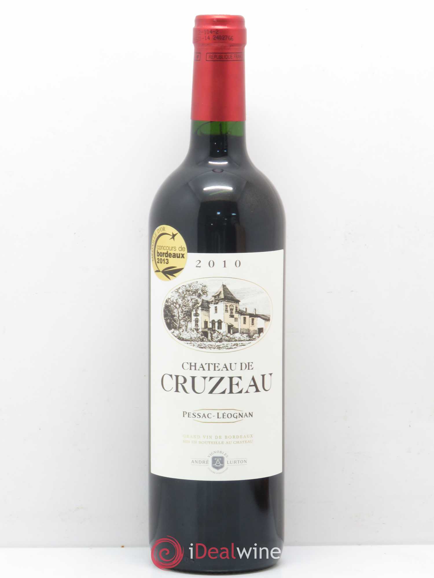 Château de Cruzeau 2010 - Lot de 1 bouteille - 0