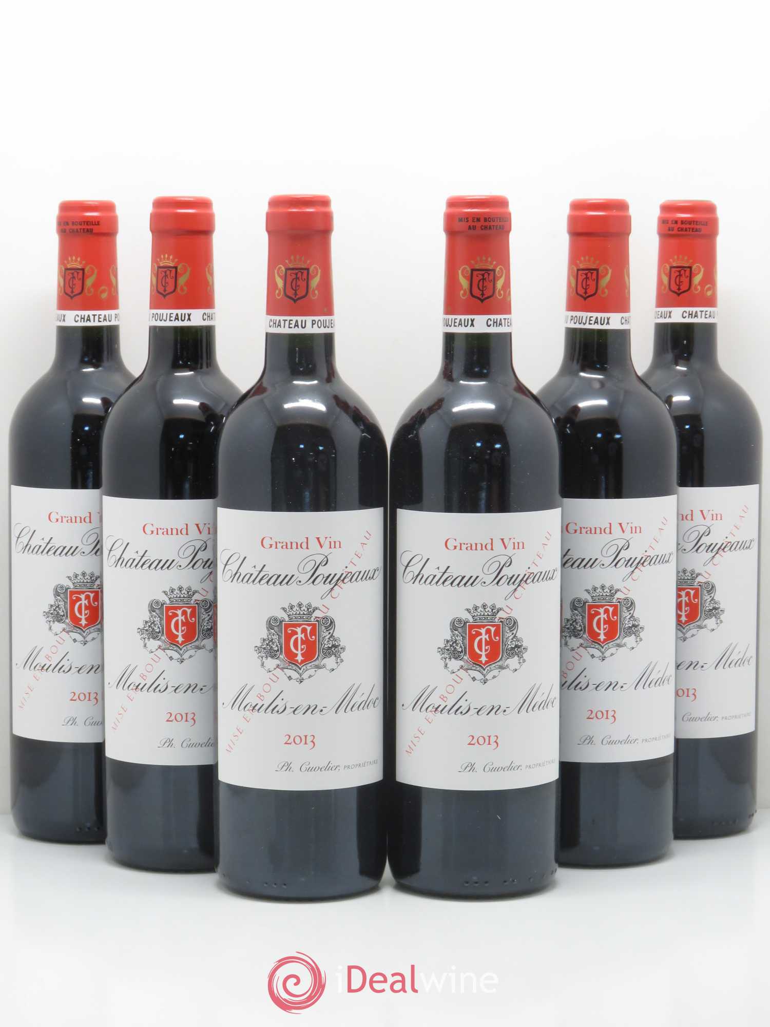 Château Poujeaux 2013 - Lot de 6 bouteilles - 0
