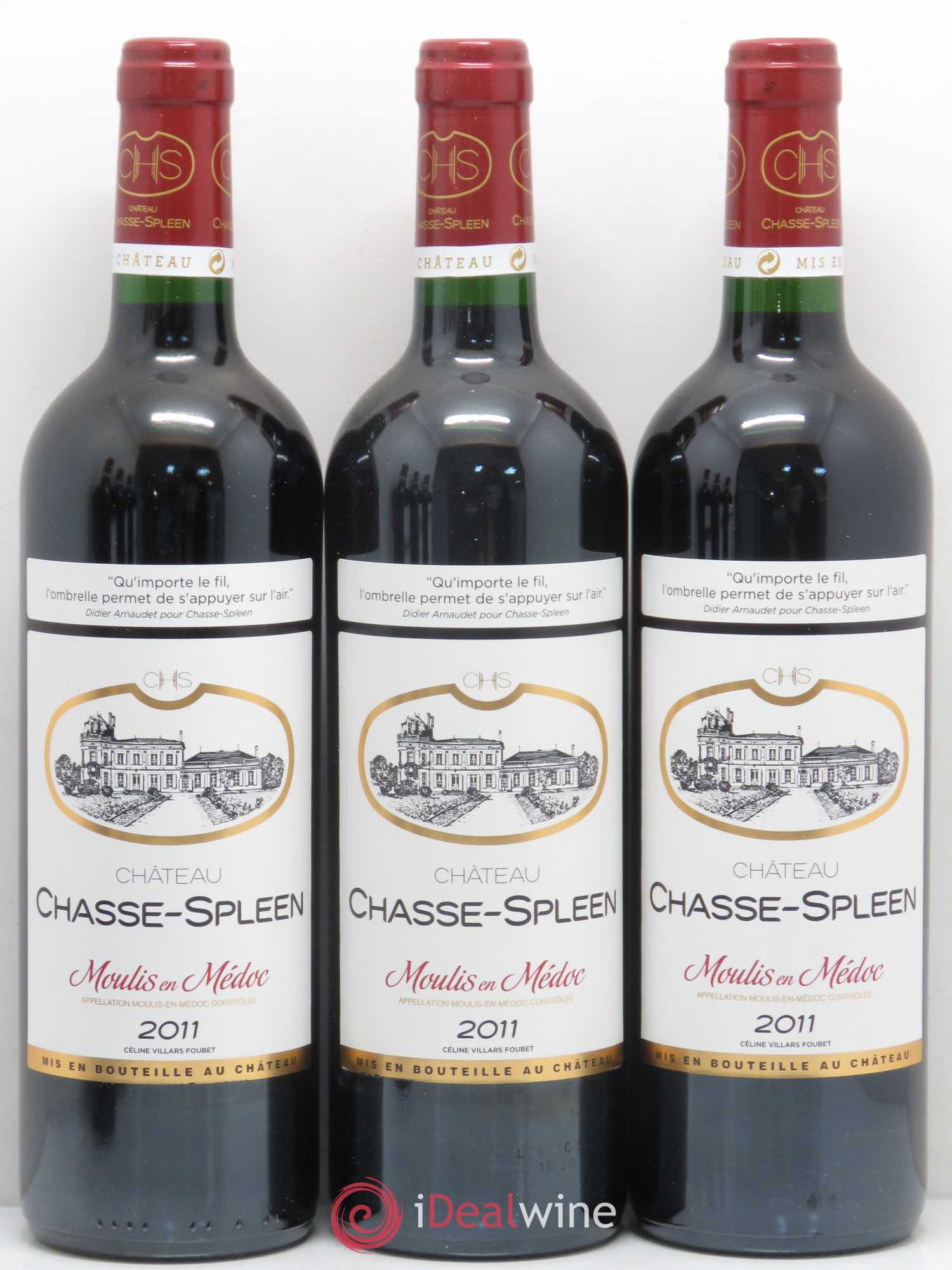 Château Chasse Spleen 2011 - Lot de 6 bouteilles - 1