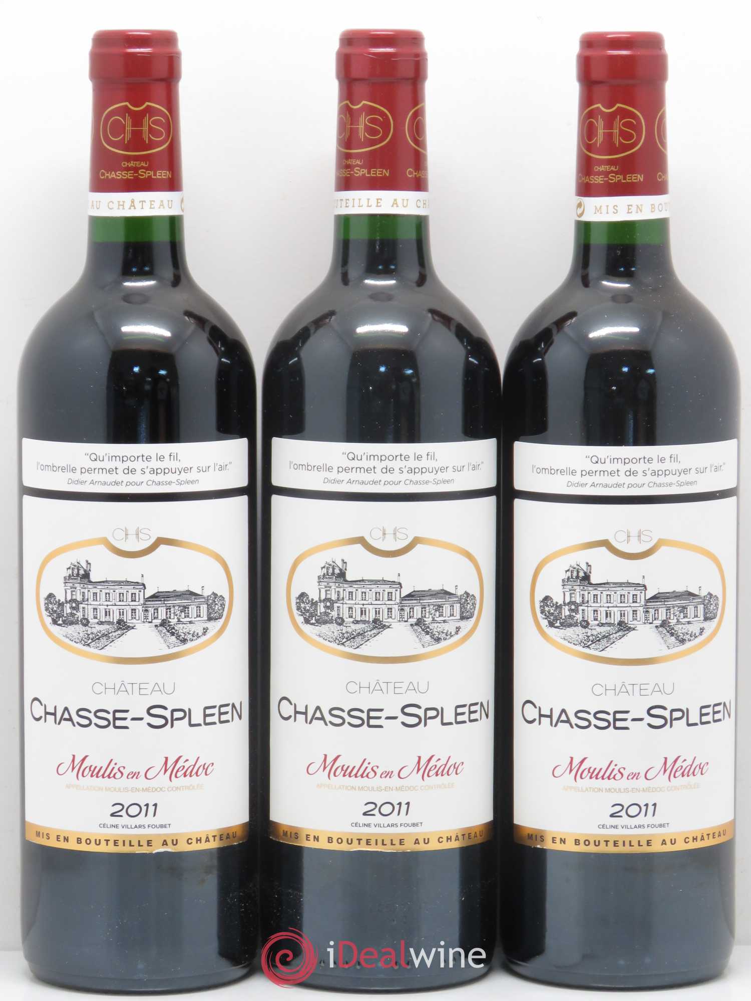 Château Chasse Spleen 2011 - Lot de 6 bouteilles - 2