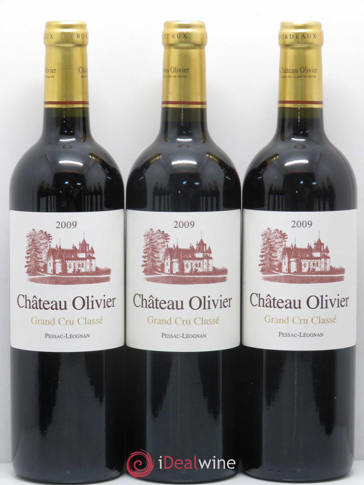 Château Olivier Cru Classé de Graves 2009 - Lot de 12 bouteilles - 1