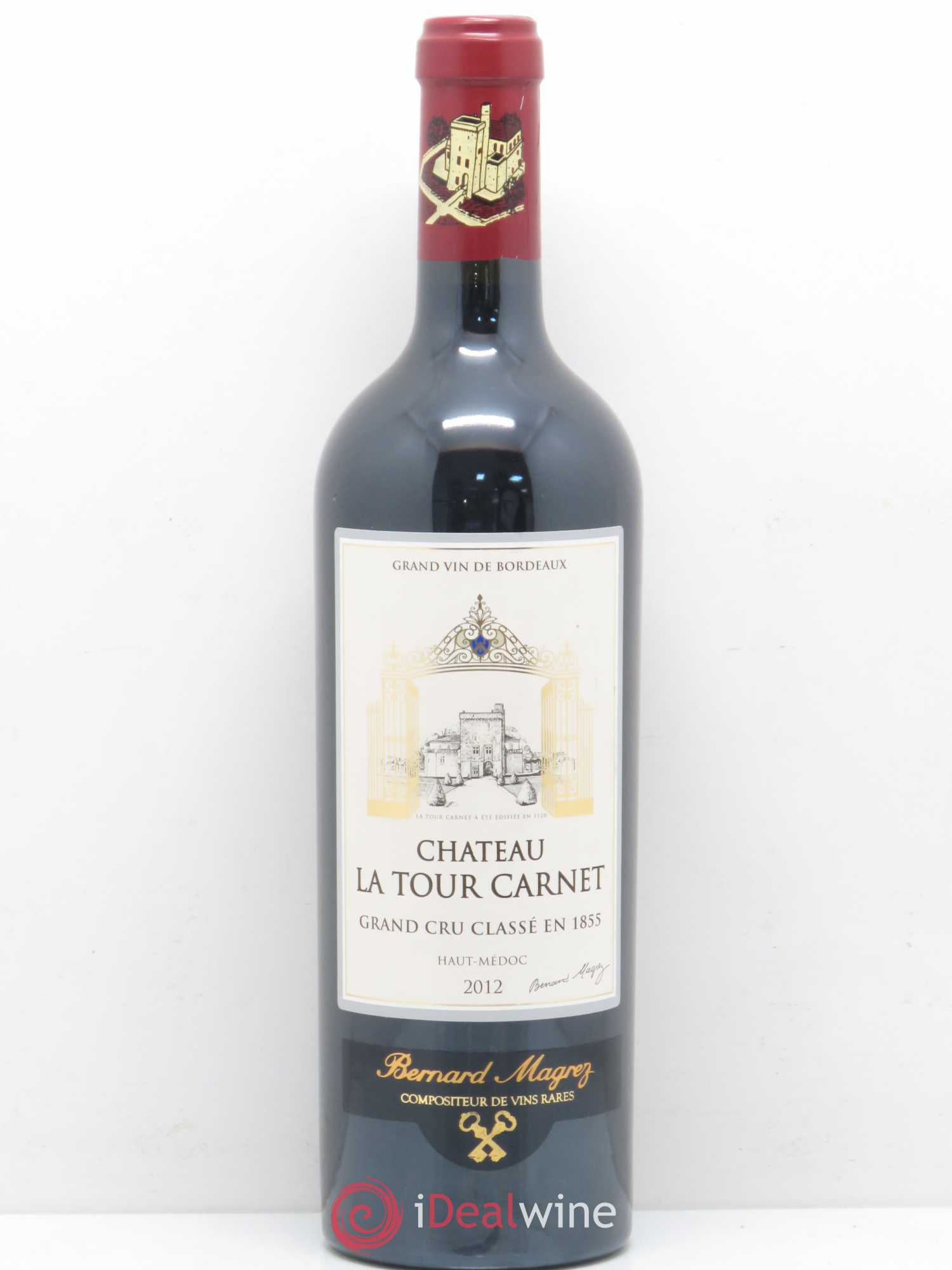 Château la Tour Carnet 4ème Grand Cru Classé 2012 - Lot de 1 bouteille - 0