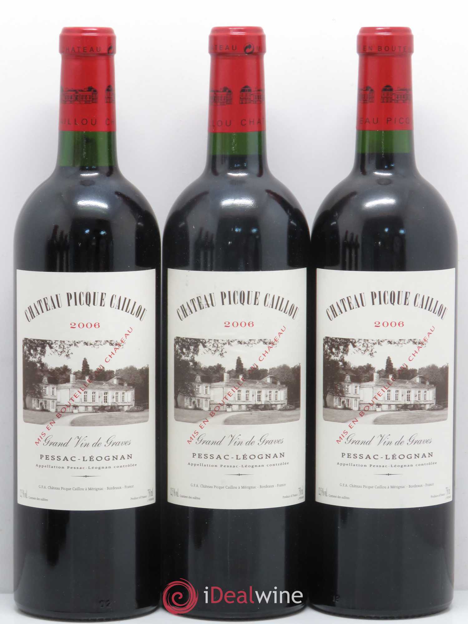 Château Picque Caillou 2006 - Lot de 6 bouteilles - 1
