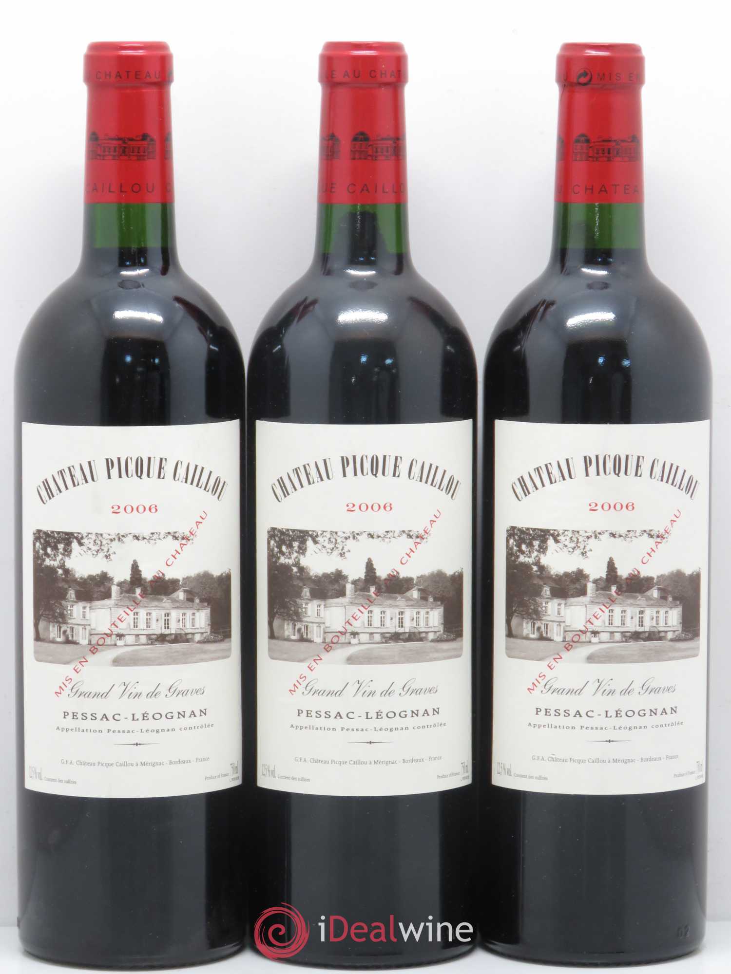 Château Picque Caillou 2006 - Lot de 6 bouteilles - 2