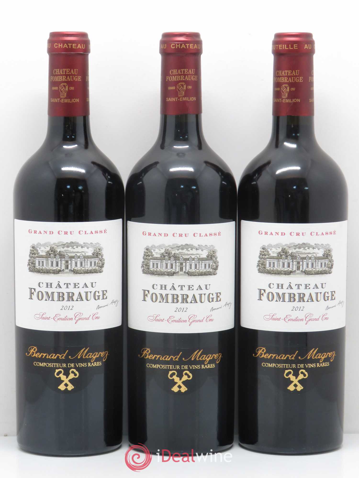 Château Fombrauge Grand Cru Classé 2012 - Lot de 3 bouteilles - 0