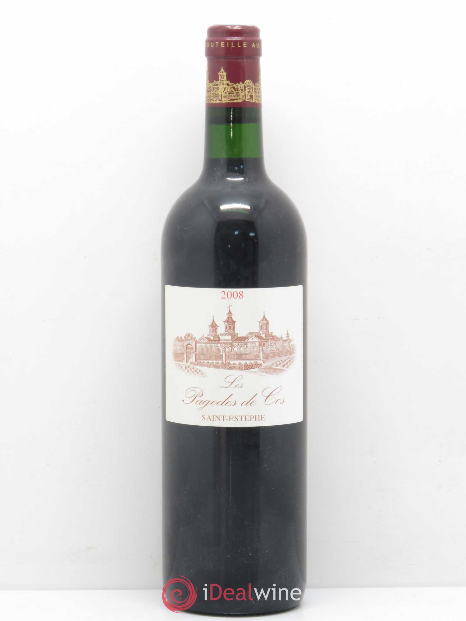 Les Pagodes de Cos Second Vin 2008 - Posten von 1 Flasche - 0