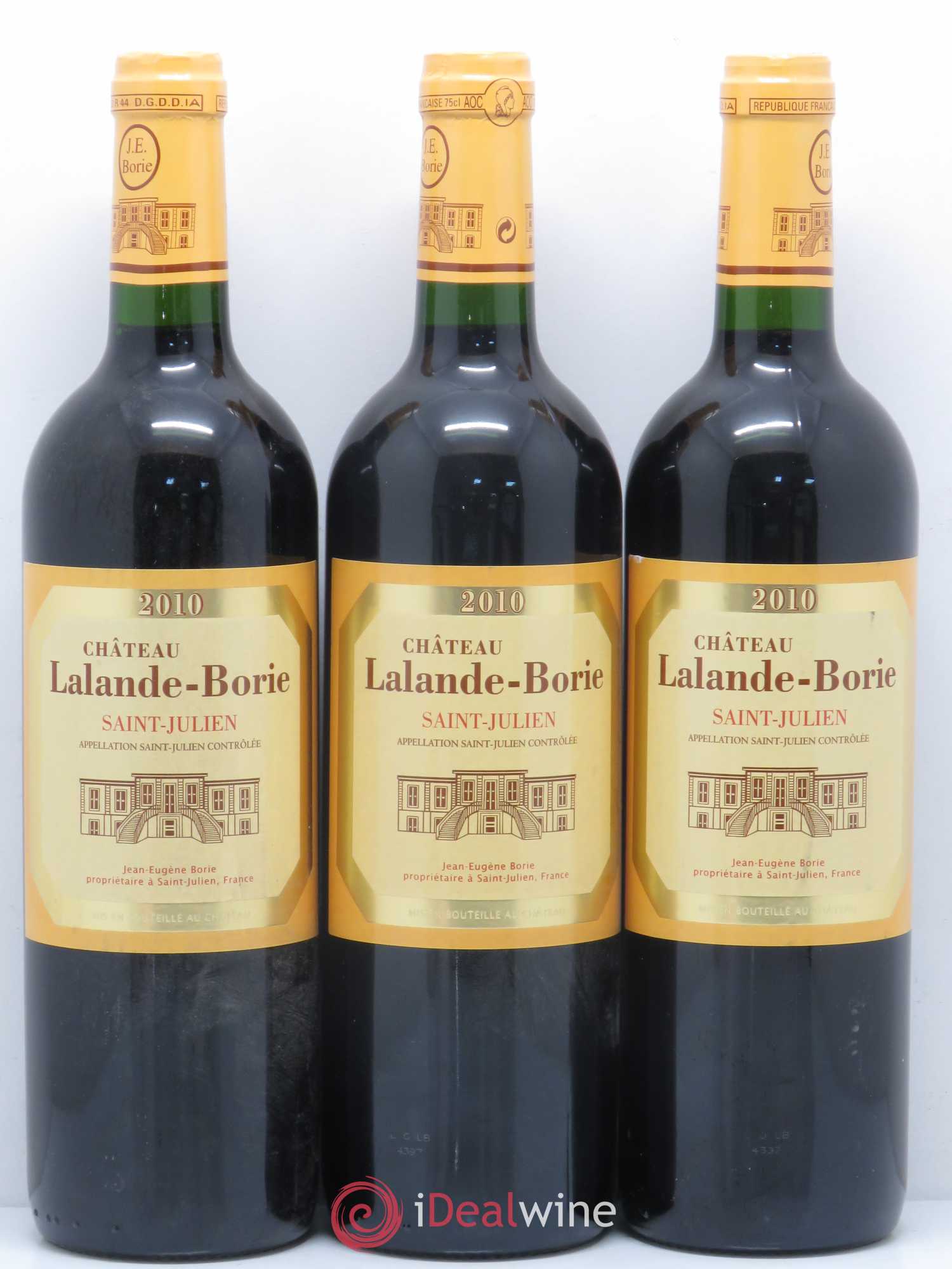 Château Lalande Borie 2010 - Lot de 3 bouteilles - 0