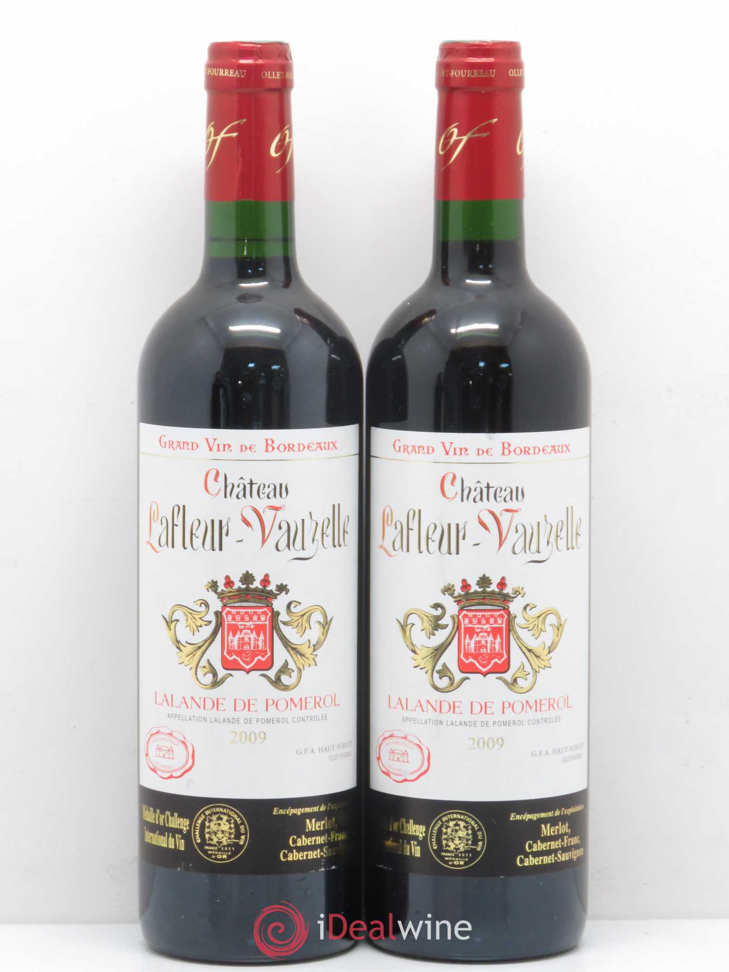 Bordeaux Château Lafleur Vauzelle 2009 - Posten von 2 Flaschen - 0