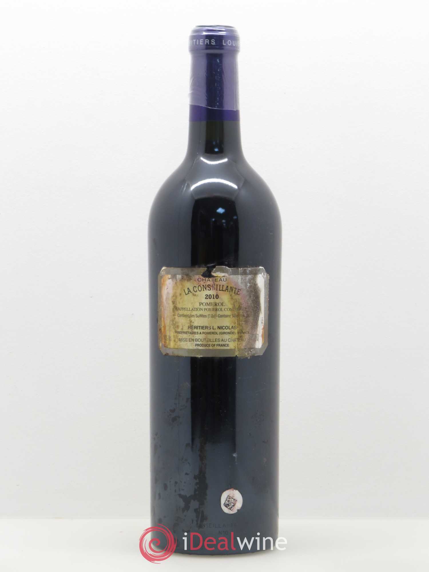 Château la Conseillante 2010 - Lot de 1 bouteille - 1
