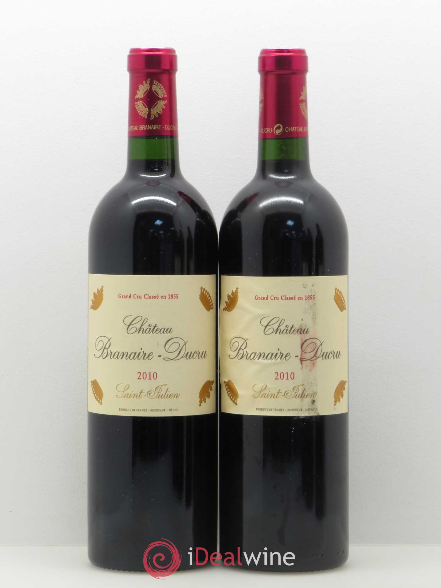 Château Branaire Ducru 4ème Grand Cru Classé 2010 - Lot de 5 bouteilles - 2