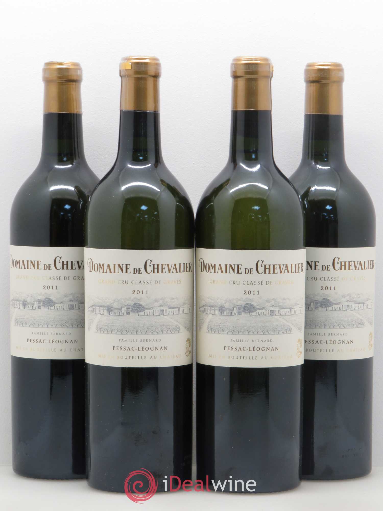 Domaine de Chevalier Cru Classé de Graves 2011 - Lot de 4 bouteilles - 0