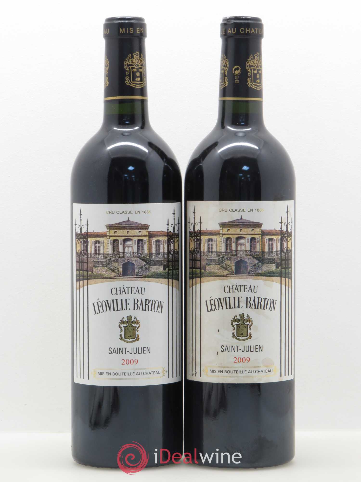 Château Léoville Barton 2ème Grand Cru Classé 2009 - Lot de 2 bouteilles - 0