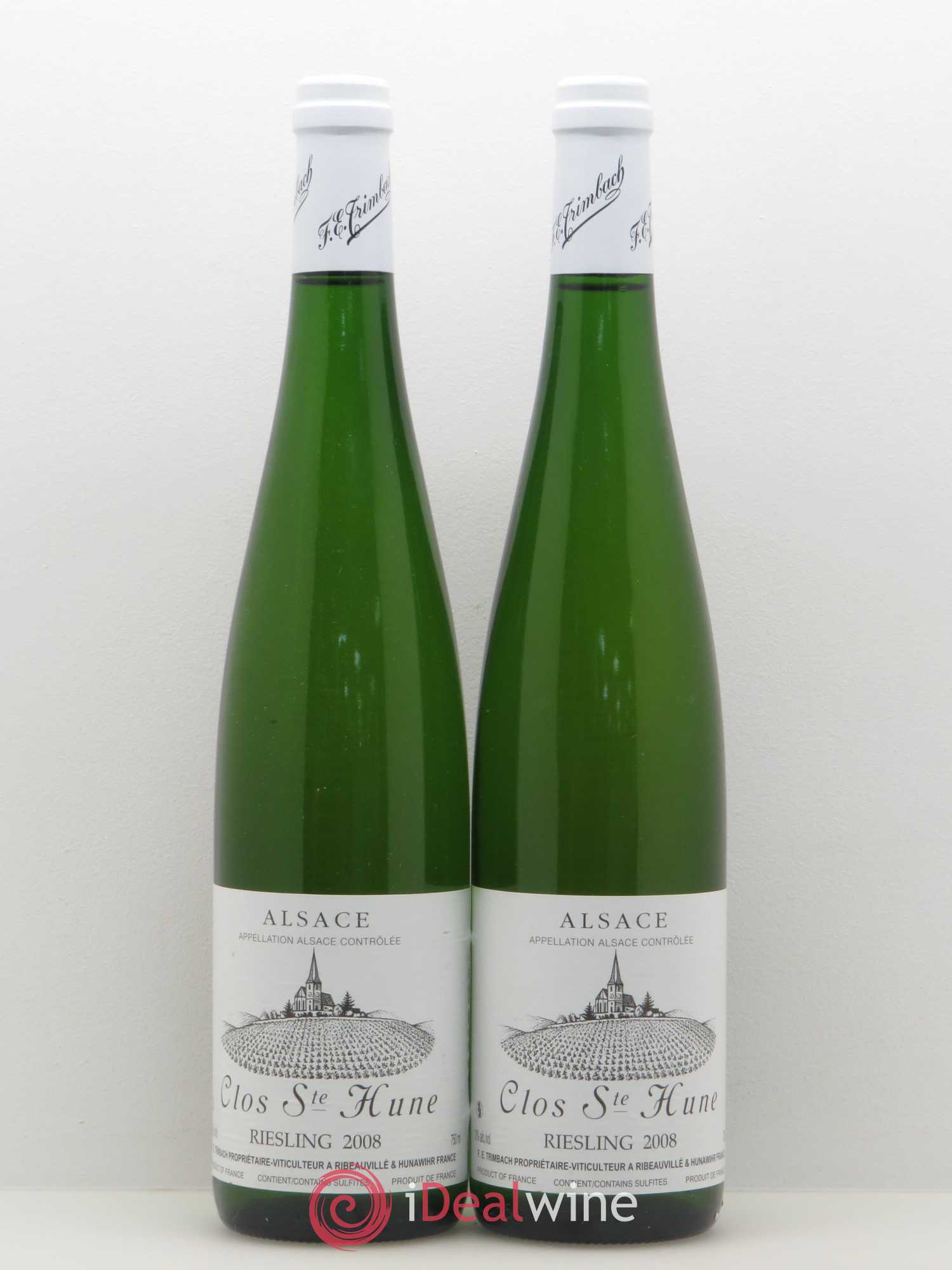 Alsace Riesling Clos Sainte-Hune Trimbach (Domaine) 2008 - Lot de 2 bouteilles - 0