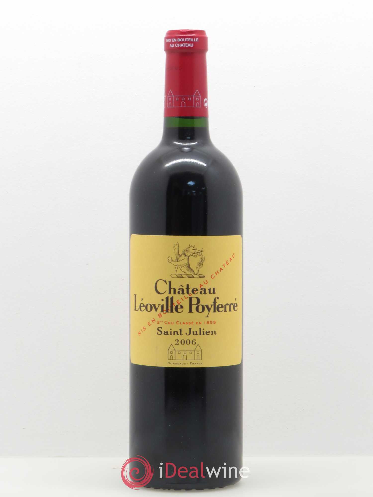 Château Léoville Poyferré 2ème Grand Cru Classé 2006 - Lot de 1 bouteille - 0