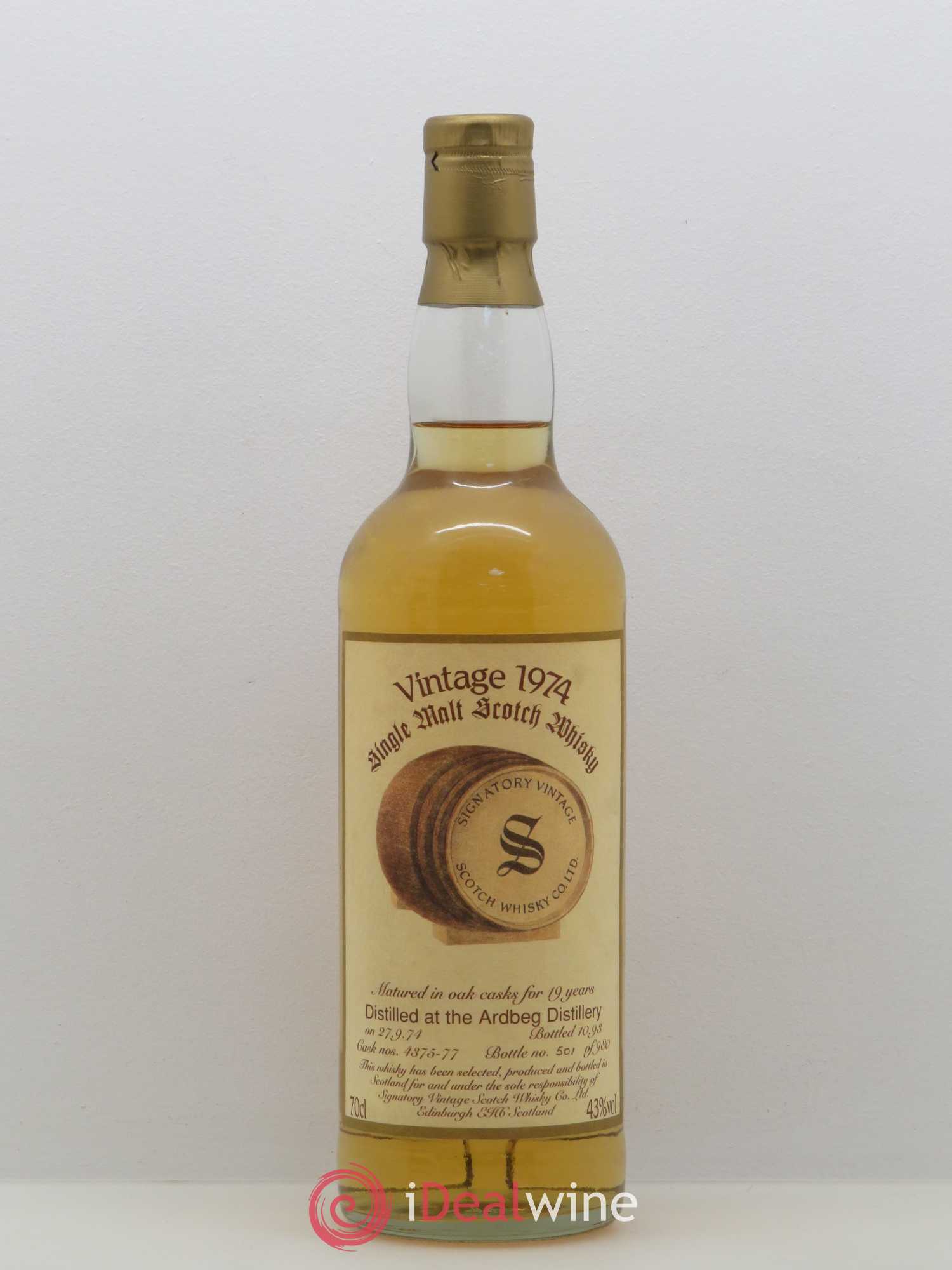 Whisky Ardbeg Signatory Vintage 1974 - Posten von 1 Flasche - 0