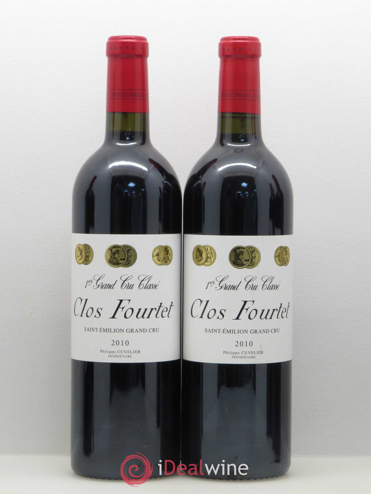 Clos Fourtet 1er Grand Cru Classé B 2010 - Lot de 5 bouteilles - 2