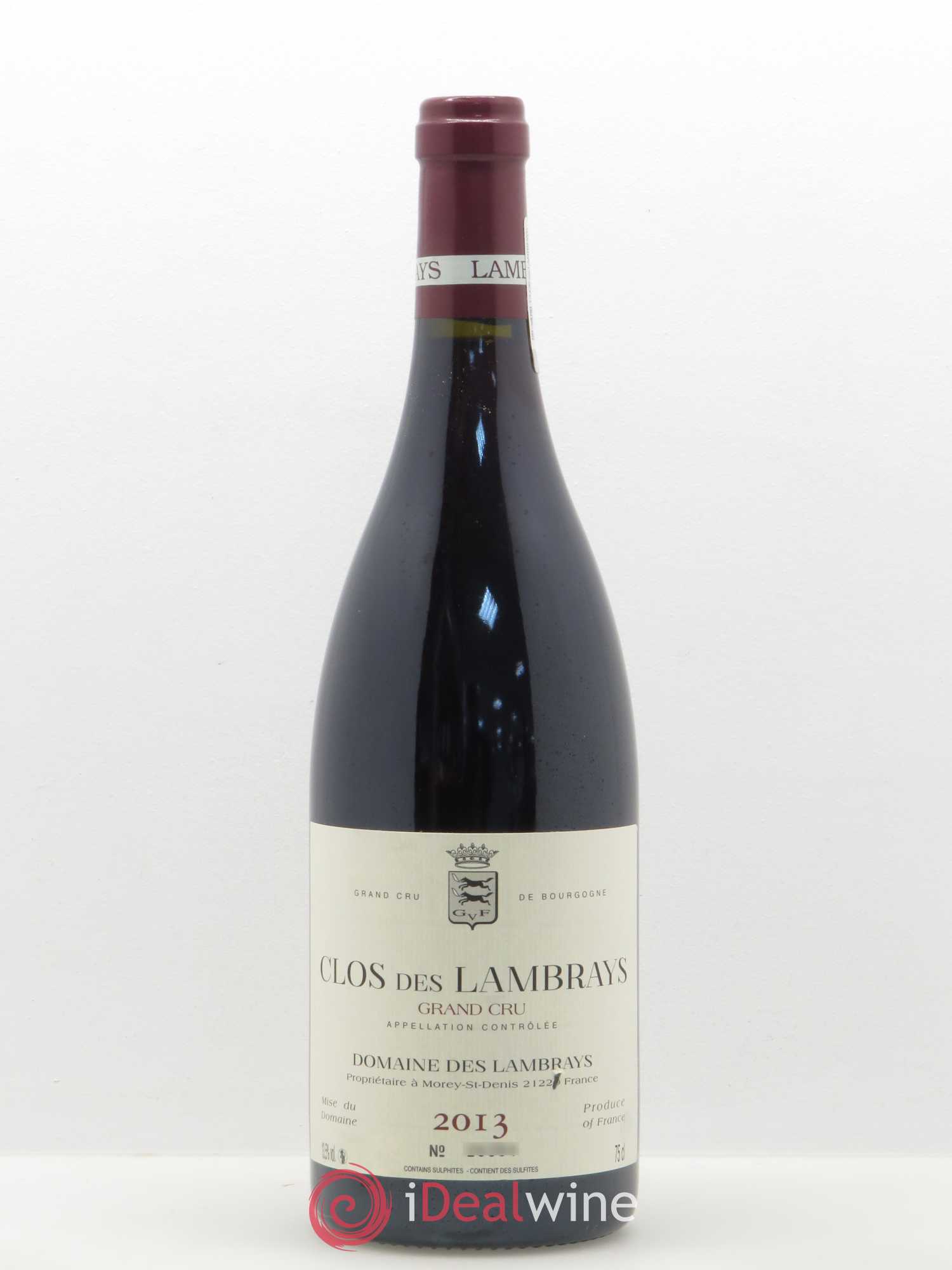 Clos des Lambrays Grand Cru Domaine des Lambrays 2013 - Lot de 1 bouteille - 0