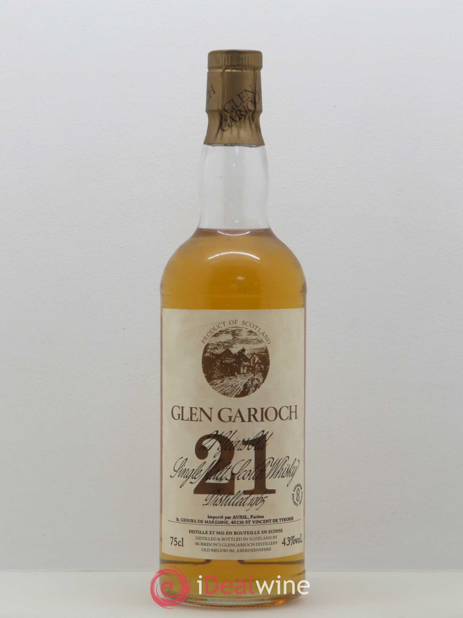 Whisky Glen Garioch (21 ans) 1965 - Posten von 1 Flasche - 0
