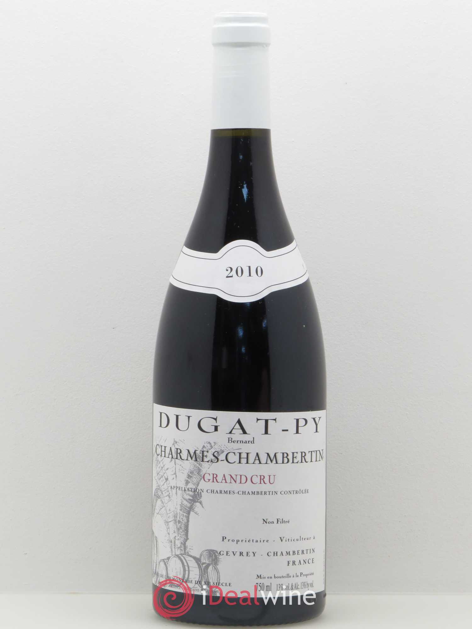Charmes-Chambertin Grand Cru Dugat-Py 2010 - Lot de 1 bouteille - 0