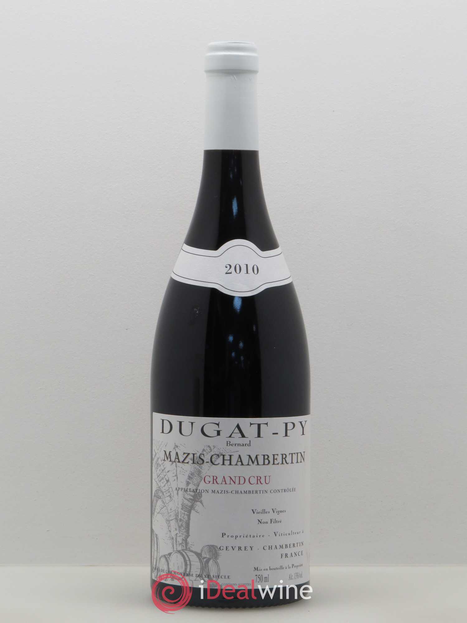 Mazis-Chambertin Grand Cru Vieilles Vignes Dugat-Py 2010 - Lot de 1 bouteille - 0