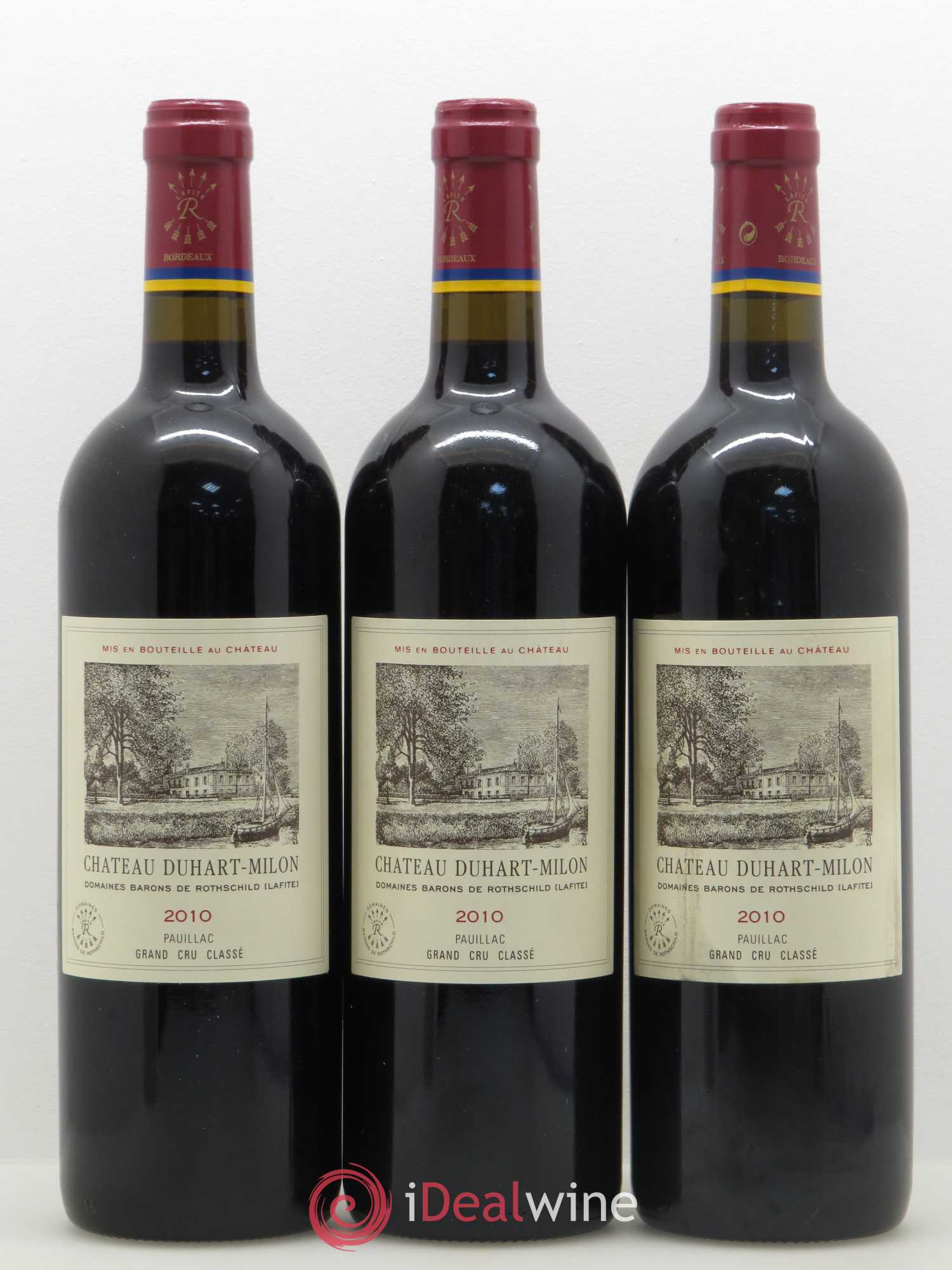 Château Duhart-Milon 4ème Grand Cru Classé 2010 - Lot de 3 bouteilles - 0