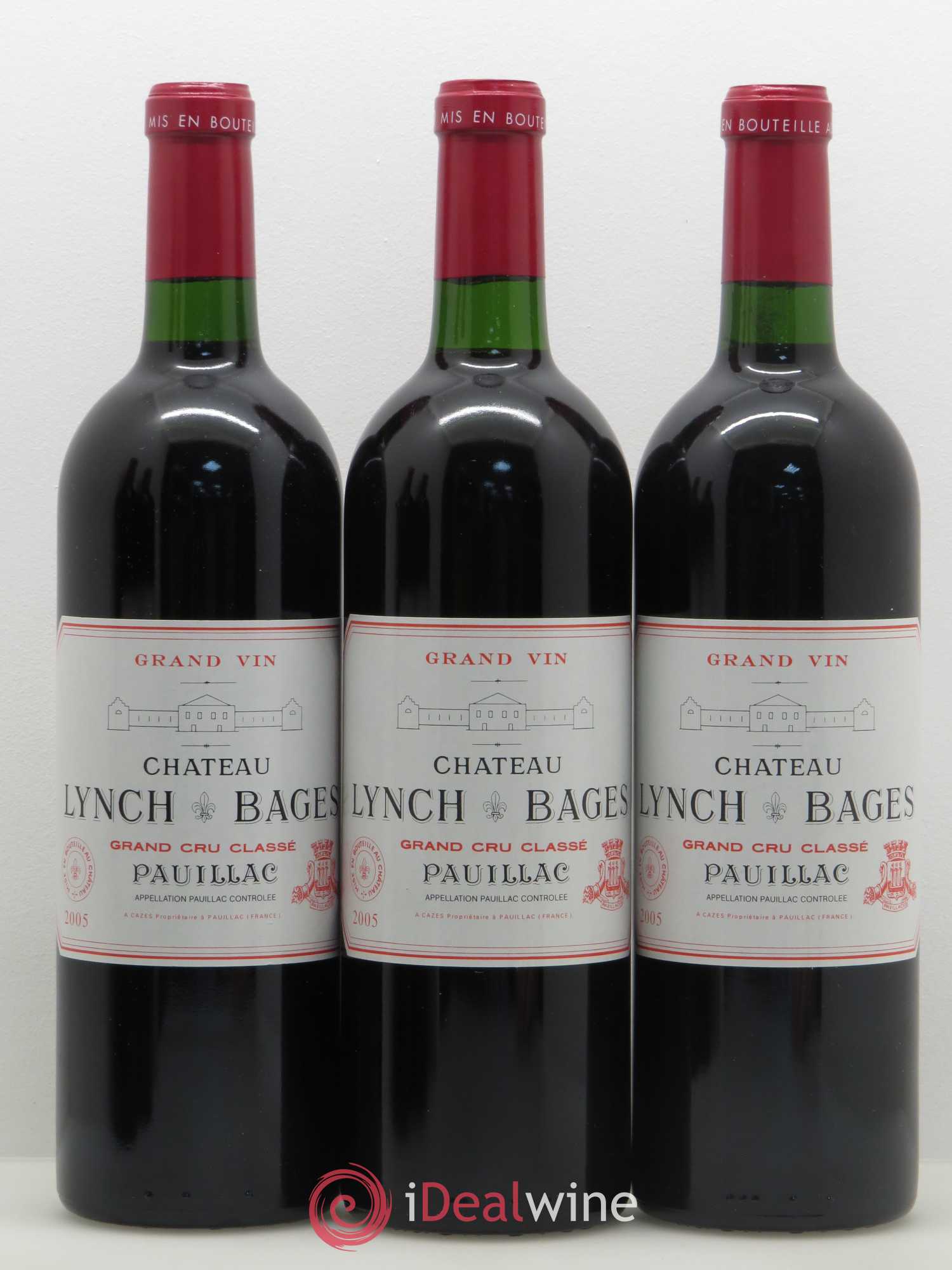 Château Lynch Bages 5ème Grand Cru Classé 2005 - Lot de 5 bouteilles - 1