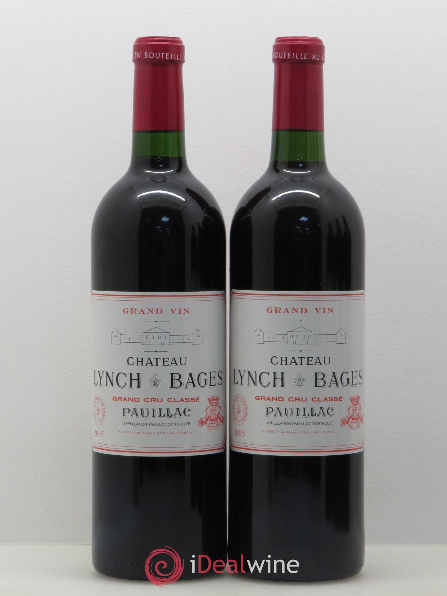 Château Lynch Bages 5ème Grand Cru Classé 2005 - Lot de 5 bouteilles - 2