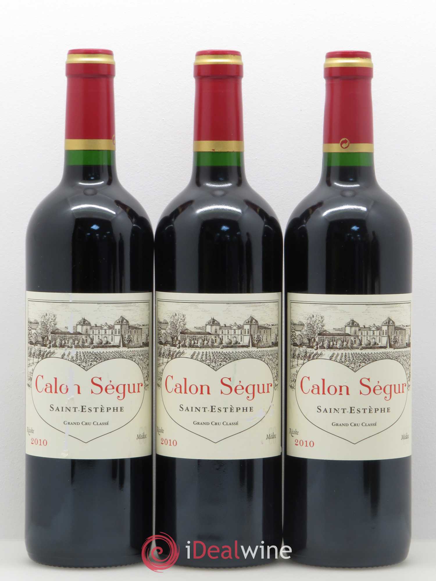 Château Calon Ségur 3ème Grand Cru Classé 2010 - Lot de 5 bouteilles - 1