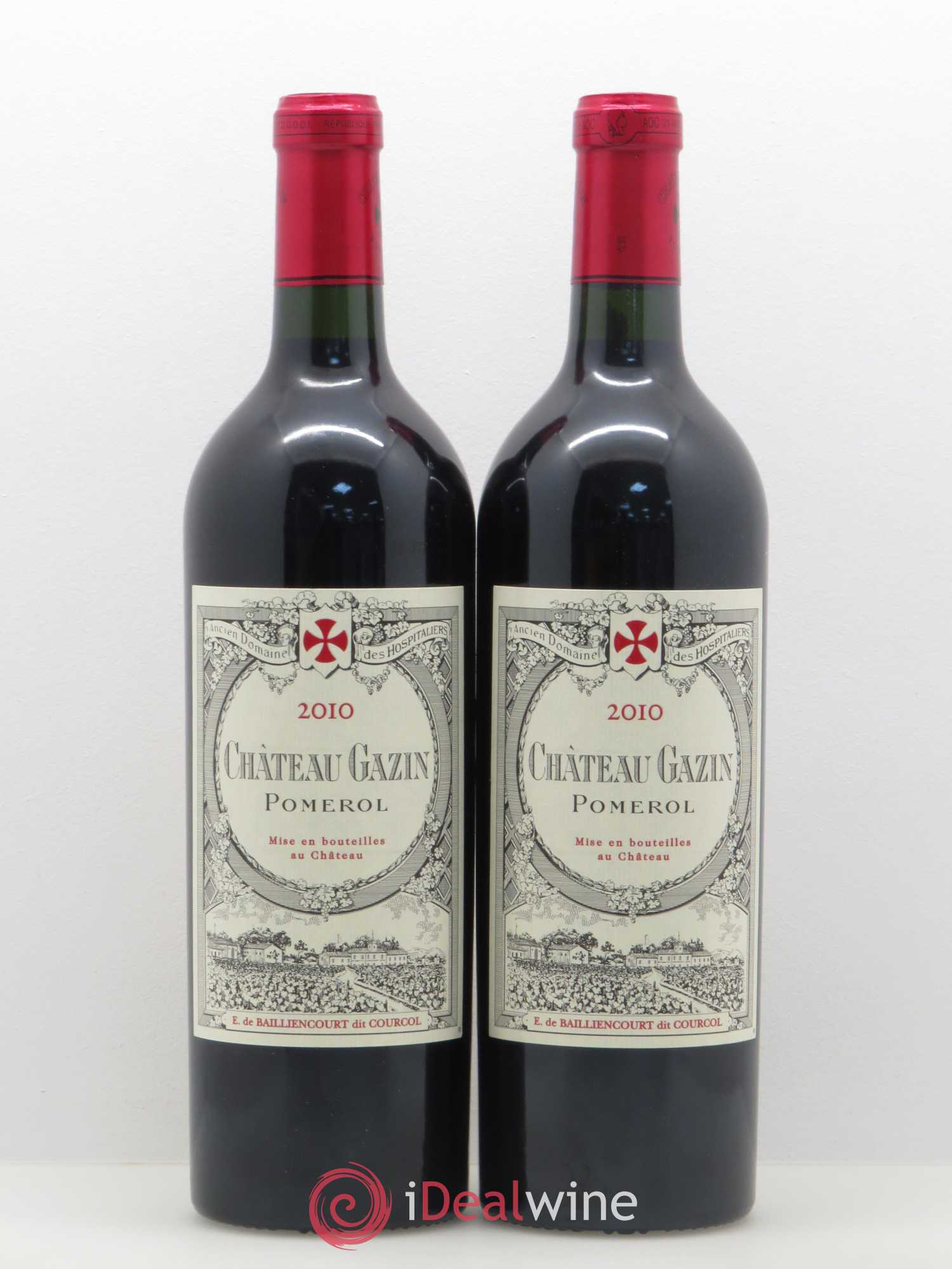 Château Gazin 2010 - Lot de 2 bouteilles - 0
