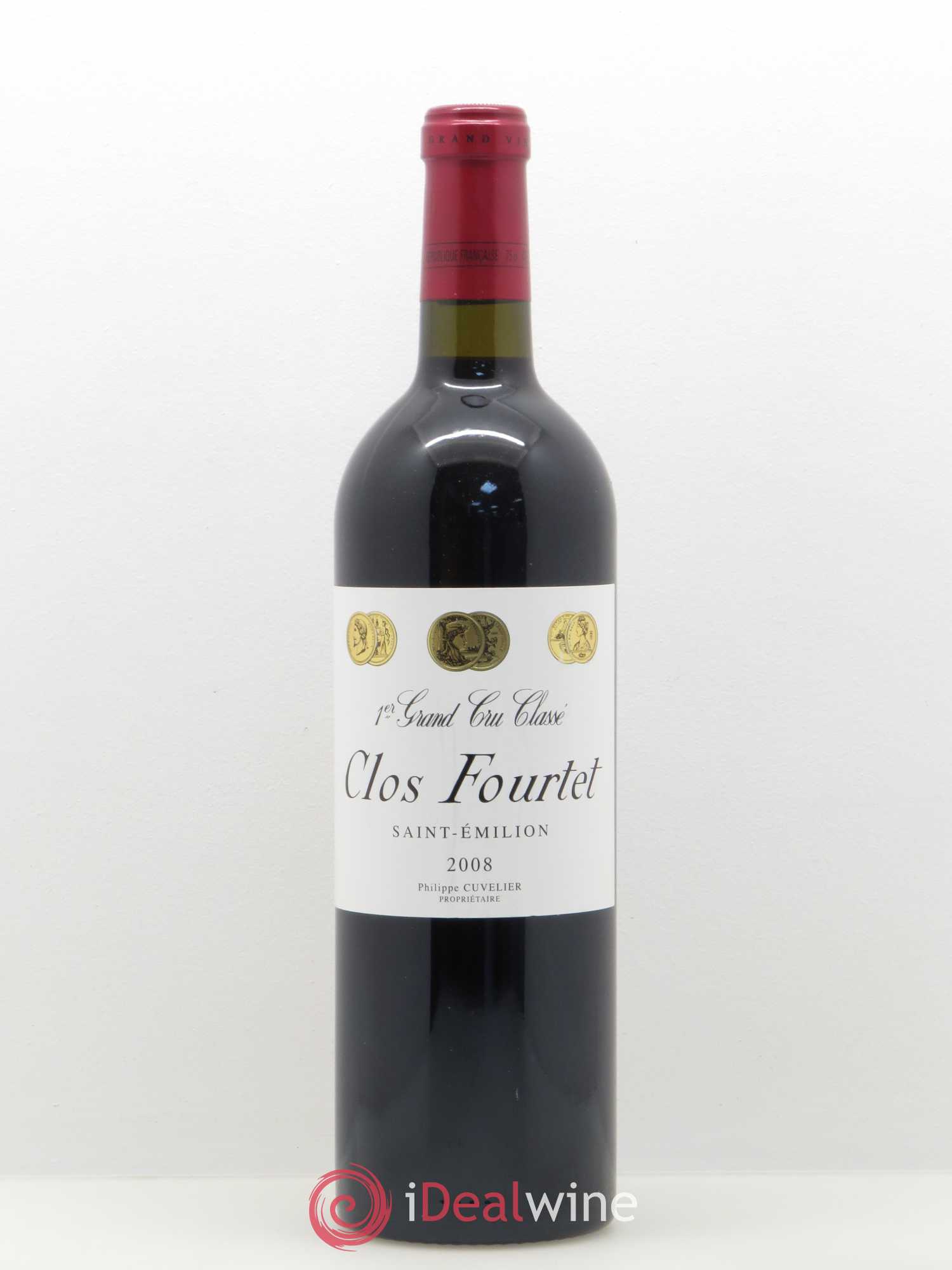 Clos Fourtet 1er Grand Cru Classé B 2008 - Lot de 1 bouteille - 0
