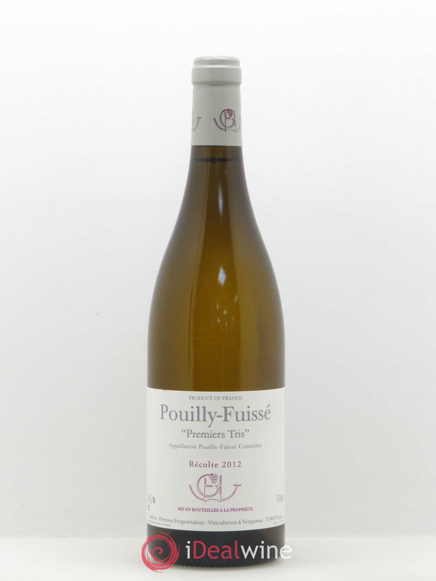Pouilly-Fuissé Premiers Tris Guffens-Heynen 2012 - Lot de 1 bouteille - 0