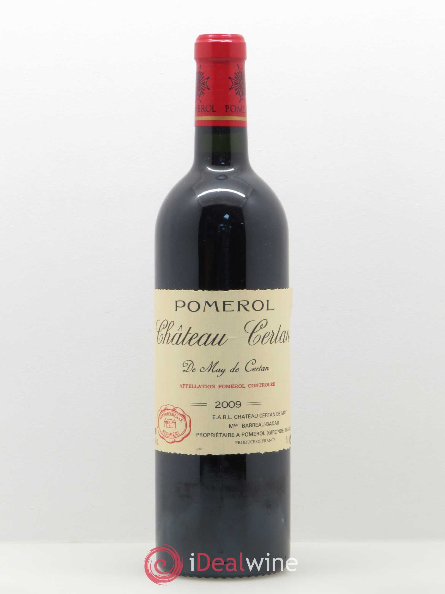 Château Certan de May 2009 - Lot de 1 bouteille - 0