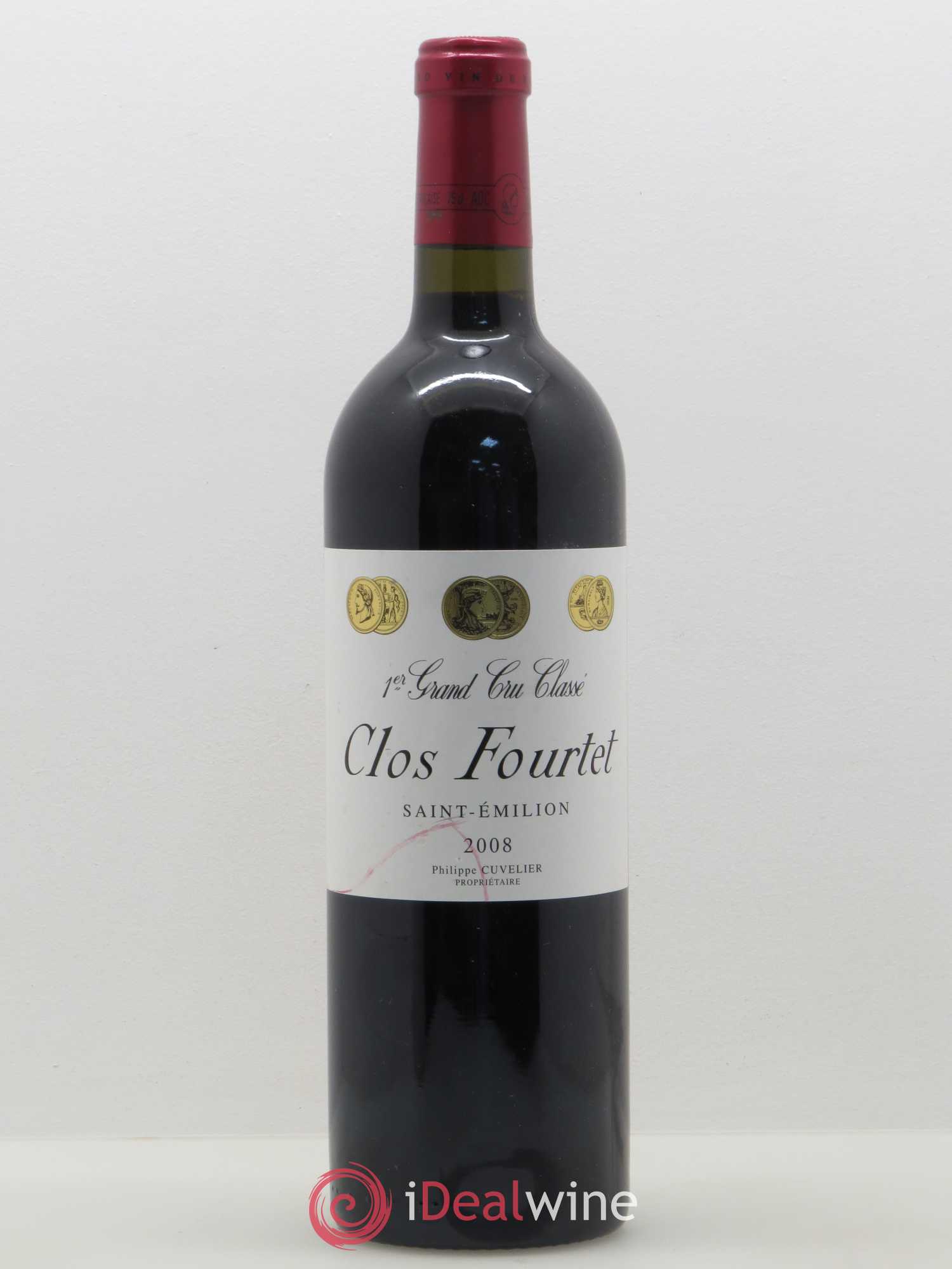 Clos Fourtet 1er Grand Cru Classé B 2008 - Lot de 1 bouteille - 0