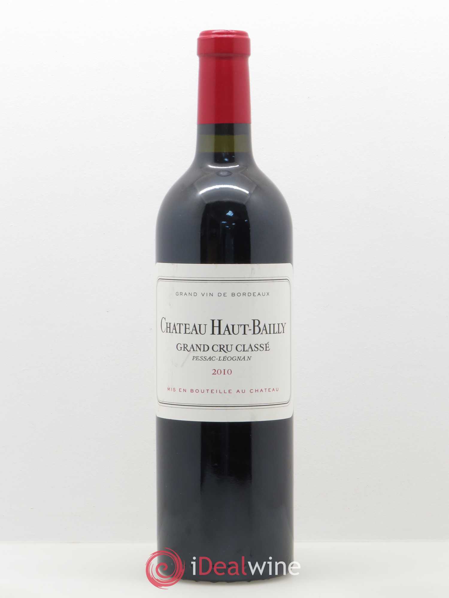 Château Haut-Bailly Cru Classé de Graves 2010 - Lot de 1 bouteille - 0