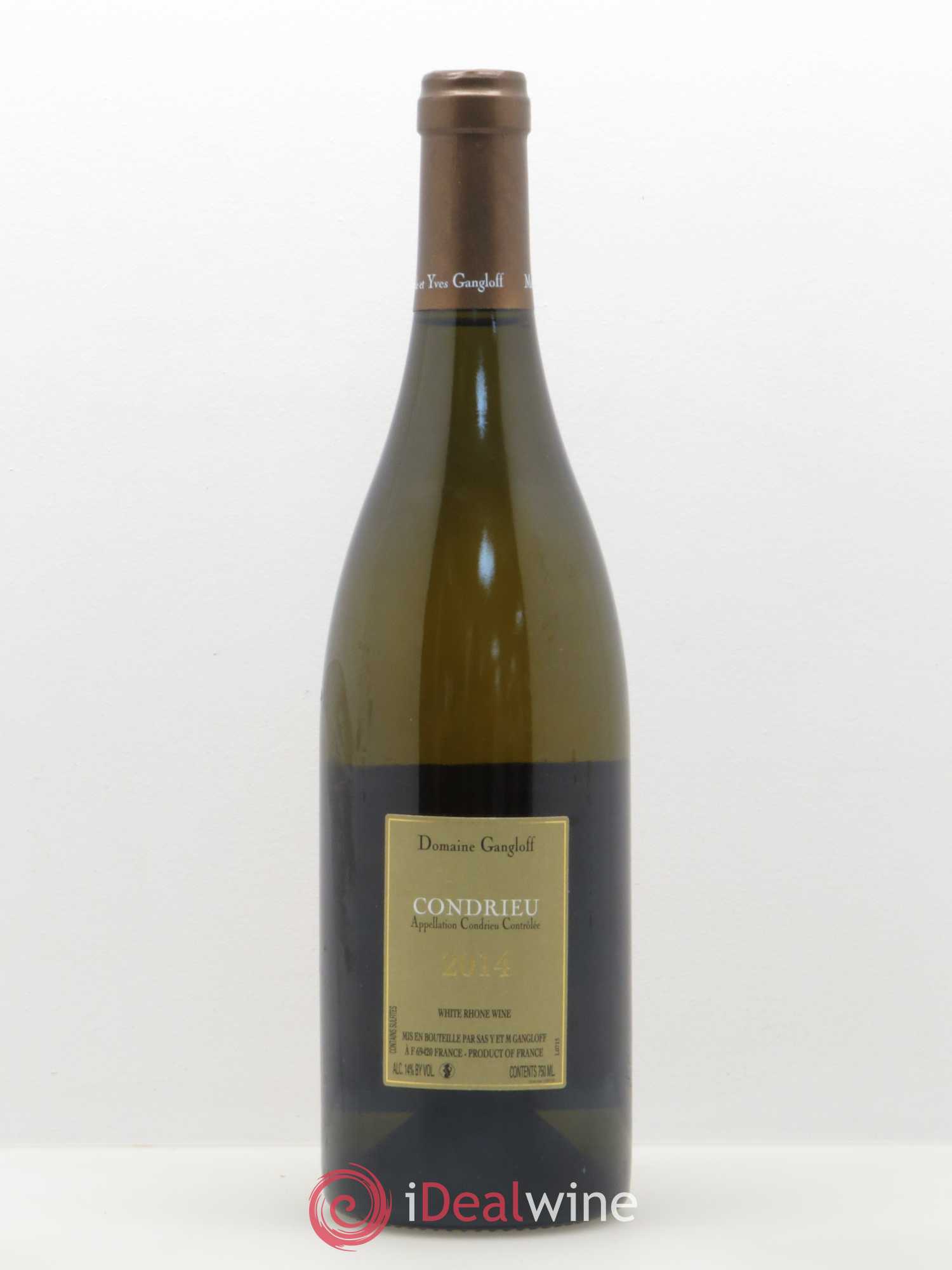 Condrieu Domaine Gangloff (Domaine) 2014 - Lot de 1 bouteille - 1