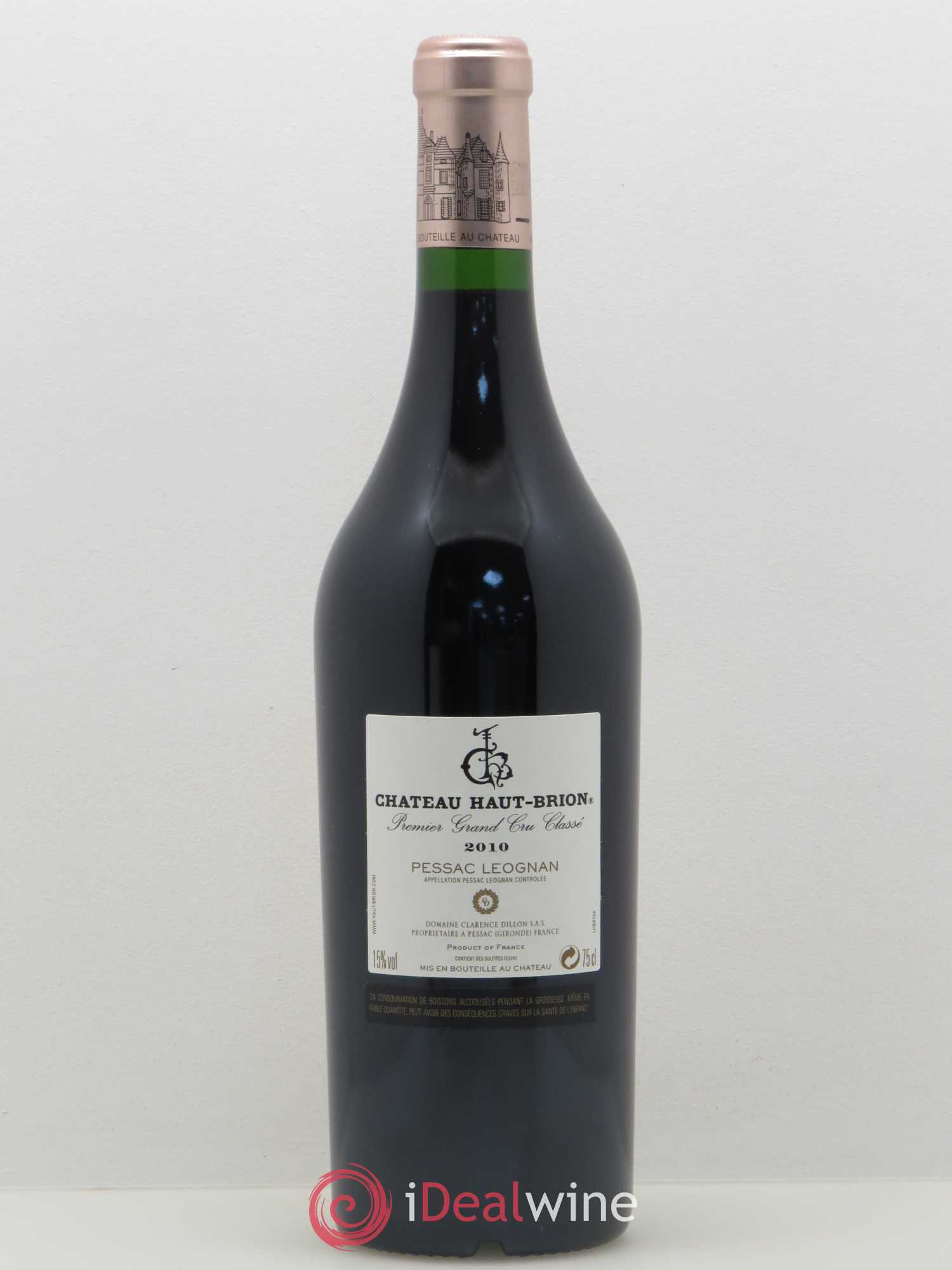 Château Haut Brion 1er Grand Cru Classé 2010 - Lot of 1 bottle - 1