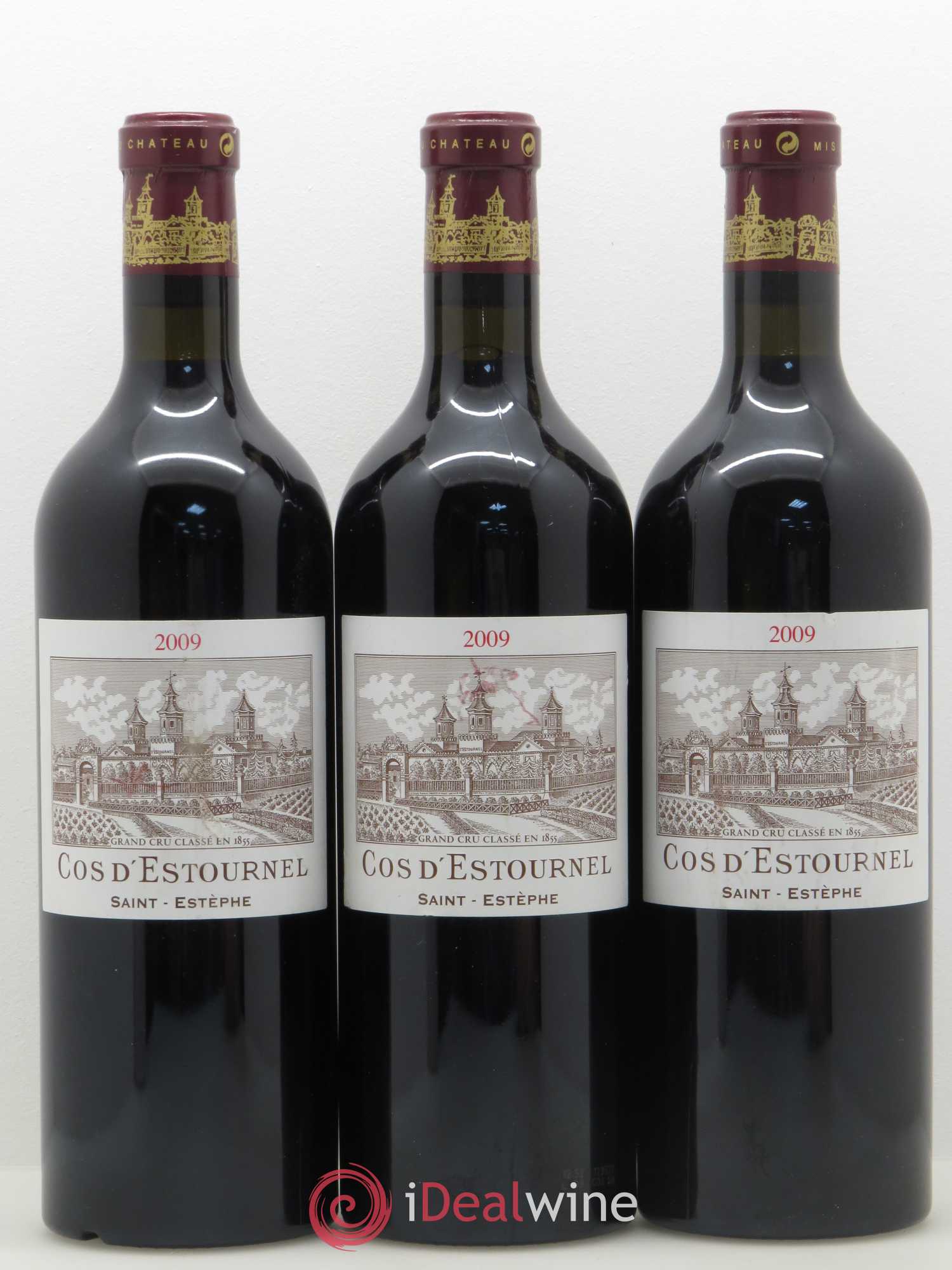 Cos d'Estournel 2ème Grand Cru Classé 2009 - Lot de 3 bouteilles - 0