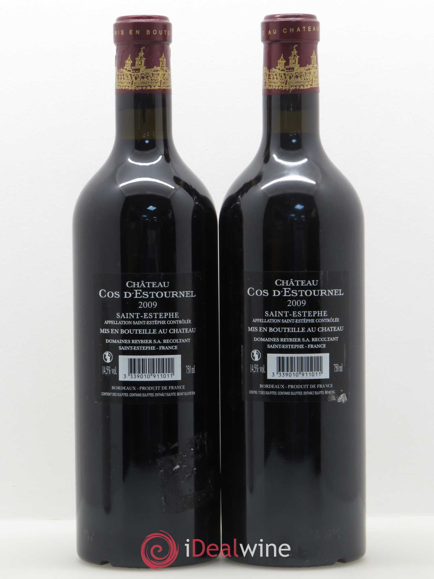 Cos d'Estournel 2ème Grand Cru Classé 2009 - Lot de 2 bouteilles - 1