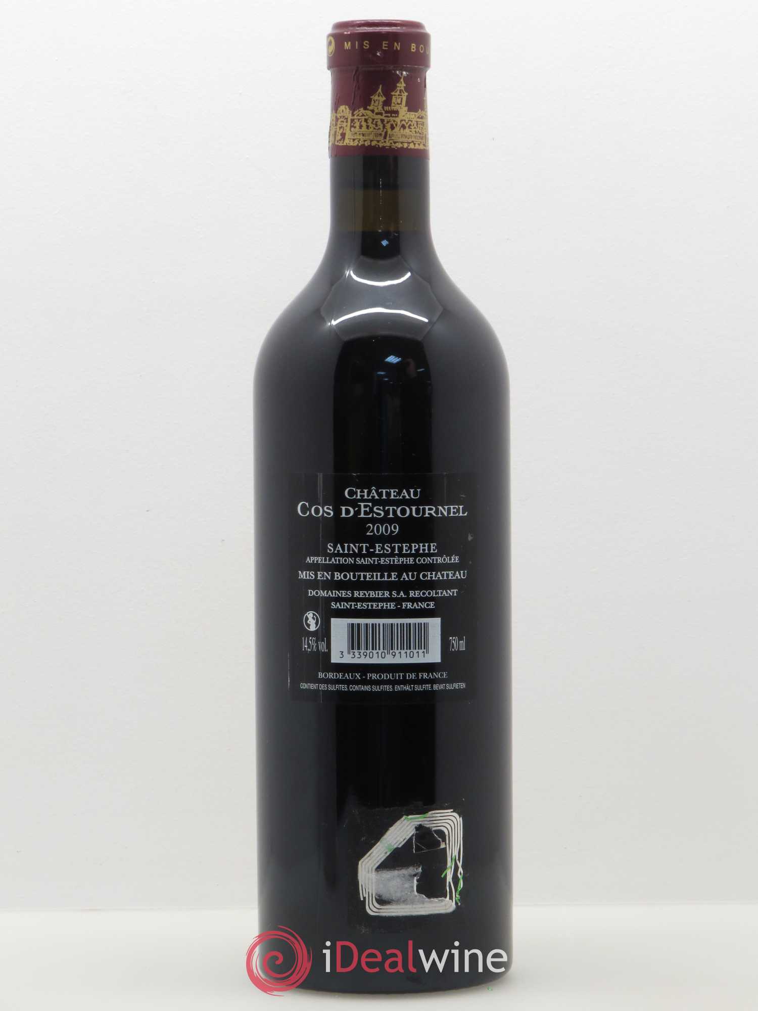 Cos d'Estournel 2ème Grand Cru Classé 2009 - Lot de 1 bouteille - 1
