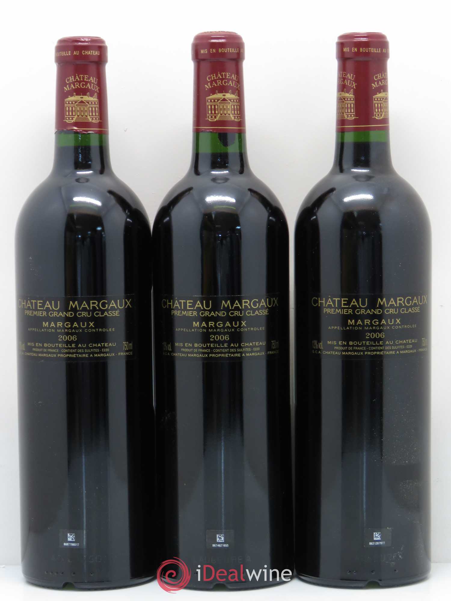 Château Margaux 1er Grand Cru Classé 2006 - Lot de 12 bouteilles - 8