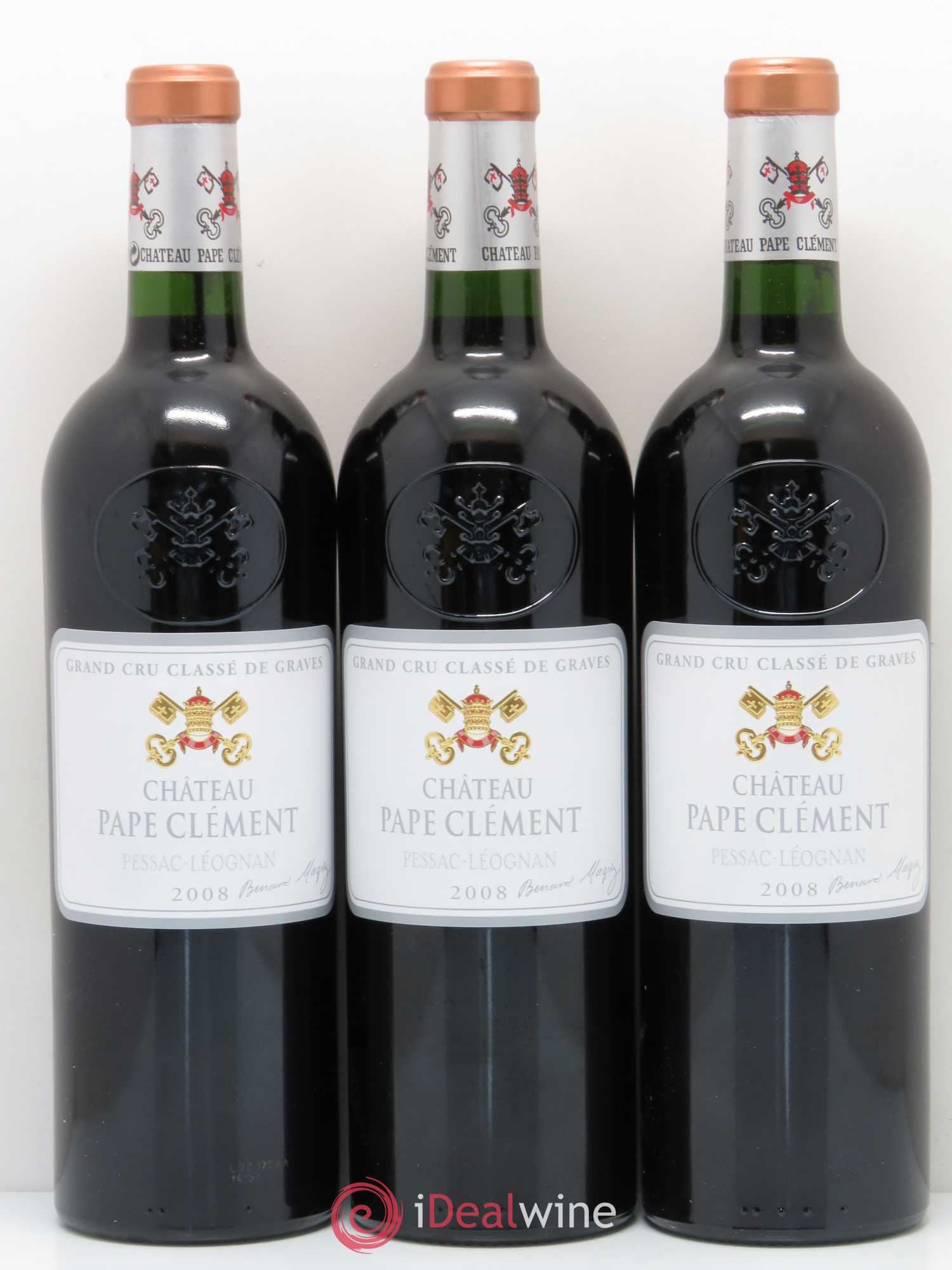 Château Pape Clément Cru Classé de Graves 2008 - Lot de 12 bouteilles - 2