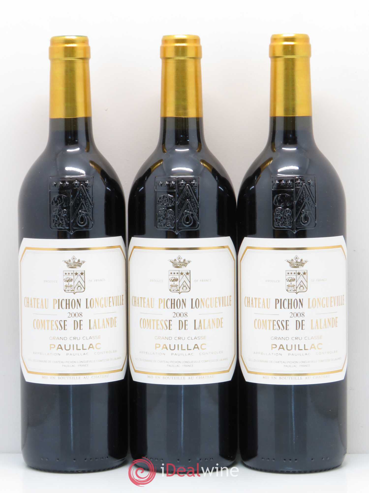 Château Pichon Longueville Comtesse de Lalande 2ème Grand Cru Classé 2008 - Lot de 12 bouteilles - 2