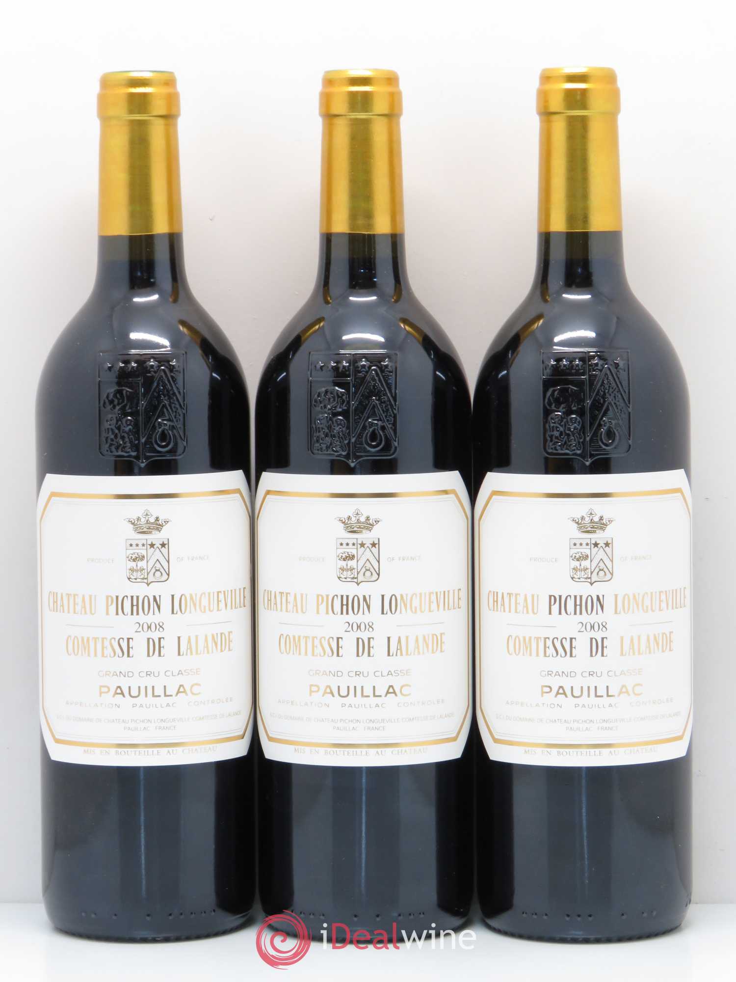 Château Pichon Longueville Comtesse de Lalande 2ème Grand Cru Classé 2008 - Lot de 12 bouteilles - 3