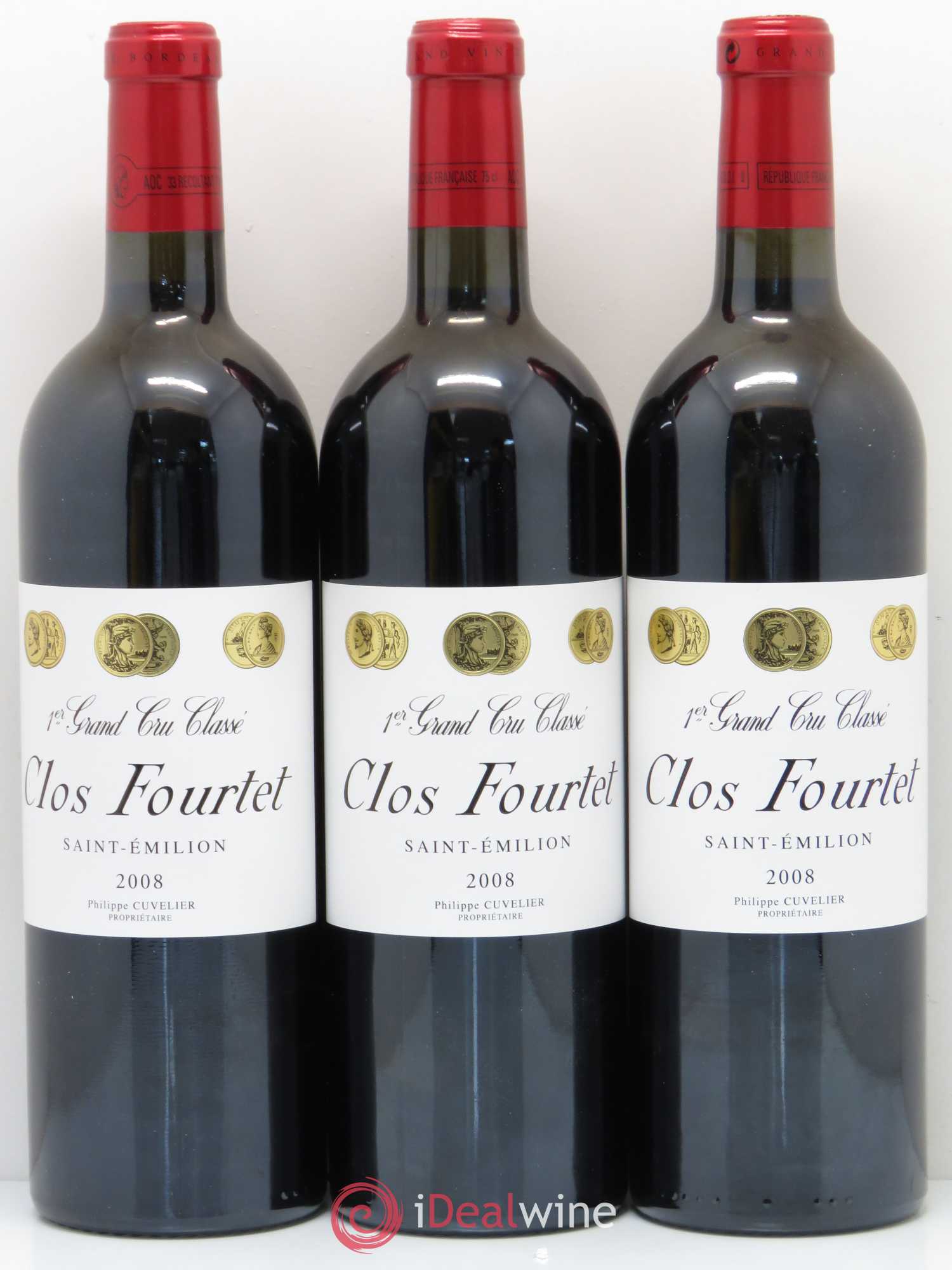Clos Fourtet 1er Grand Cru Classé B 2008 - Lot de 12 bouteilles - 2