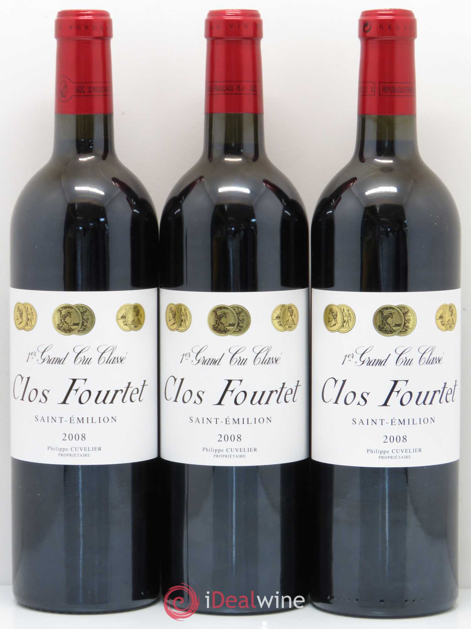 Clos Fourtet 1er Grand Cru Classé B 2008 - Lot de 12 bouteilles - 4