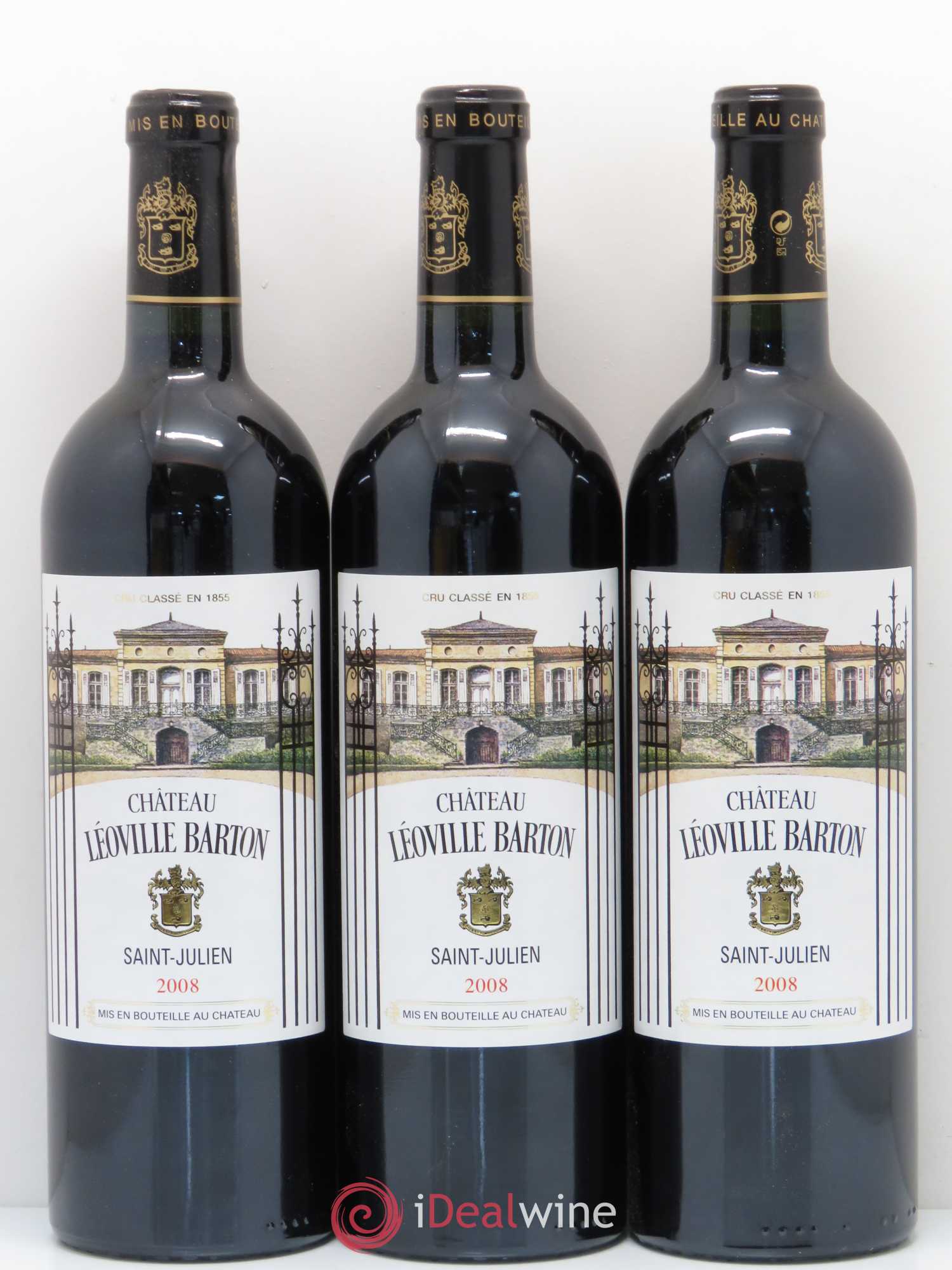 Château Léoville Barton 2ème Grand Cru Classé 2008 - Lot de 12 bouteilles - 3